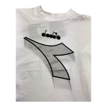 DIADORA shirt girocollo tinta unita con stampa logo Bianco per Bambina F4DIBGTH095 BIANCO DIADORA 