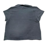 Petit Indi Camicia Mezza Manica Tinta Unita per Bambino SS25BK7326 GRIGIO PETIT INDI 