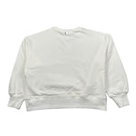 Imperial Felpa Chiusa Girocollo Tinta Unita con Stampa per Bambina LB11042G75 BIANCO IMPERIAL 