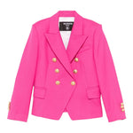 Balmain Giacca Tinta Unita con Bottoni per Bambina BW2A04 FUXIA BALMAIN 