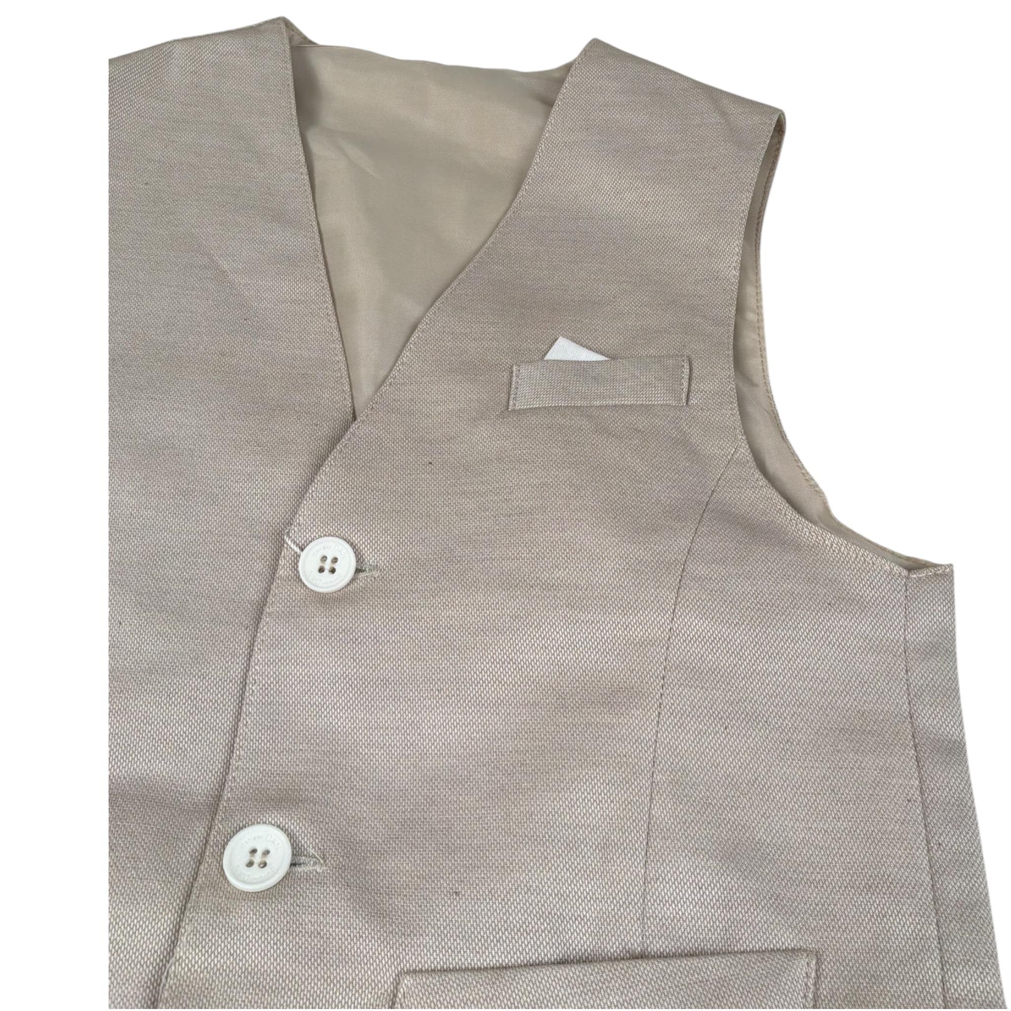 New Gereration Completo 2 Pezzi Gilet-Pantalone Beige per Bambino 42631 BEIGE NEW GERERATION 
