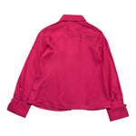 GENNY PRINCESS camicia tinta unita con bottoni Fuxia per Bambina YFCA004 FUXIA GENNY PRINCESS 