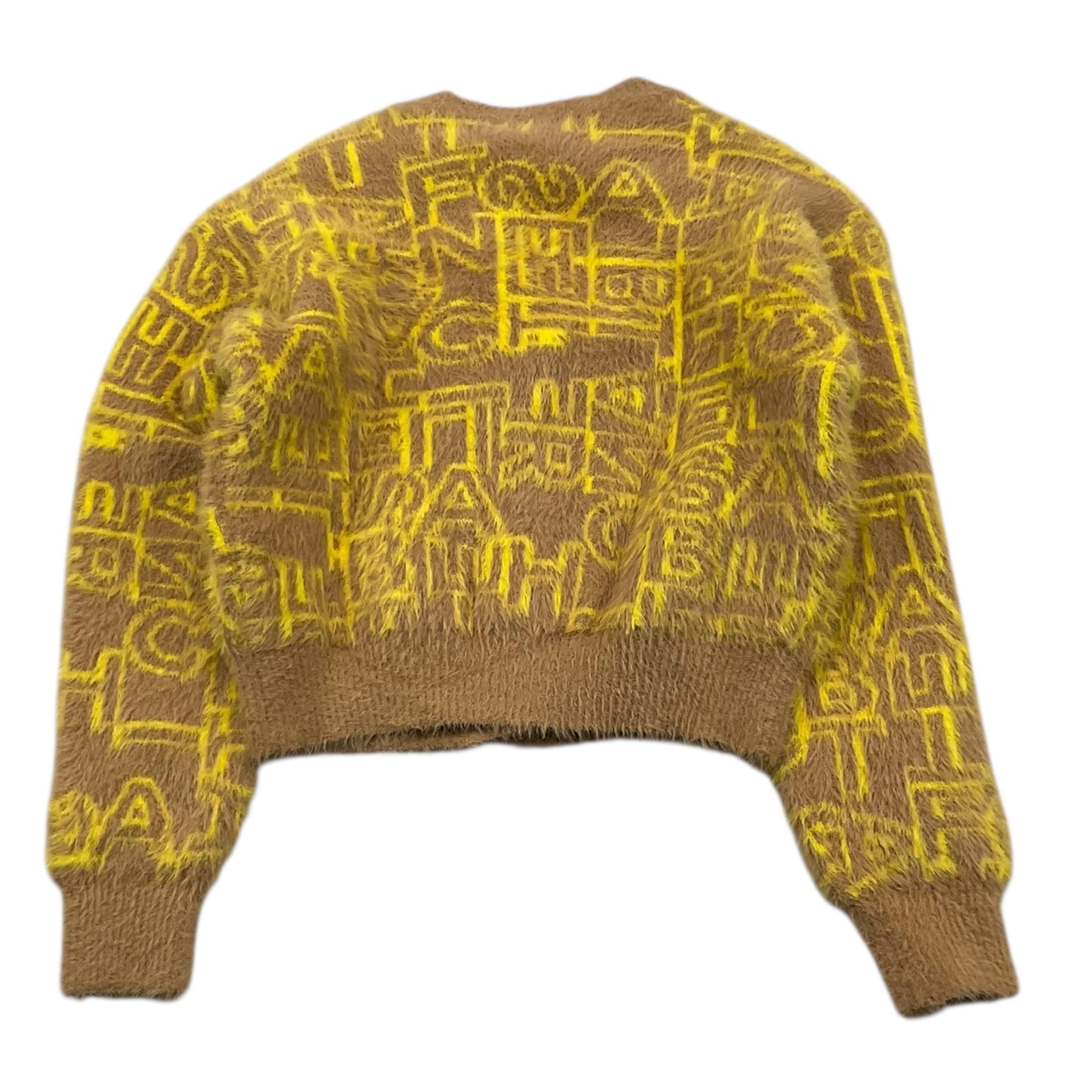 ELISABETTA FRANCHI cardigan tinta unita logato Giallo per Bambina EFMA151 GIALLO ELISABETTA FRANCHI 
