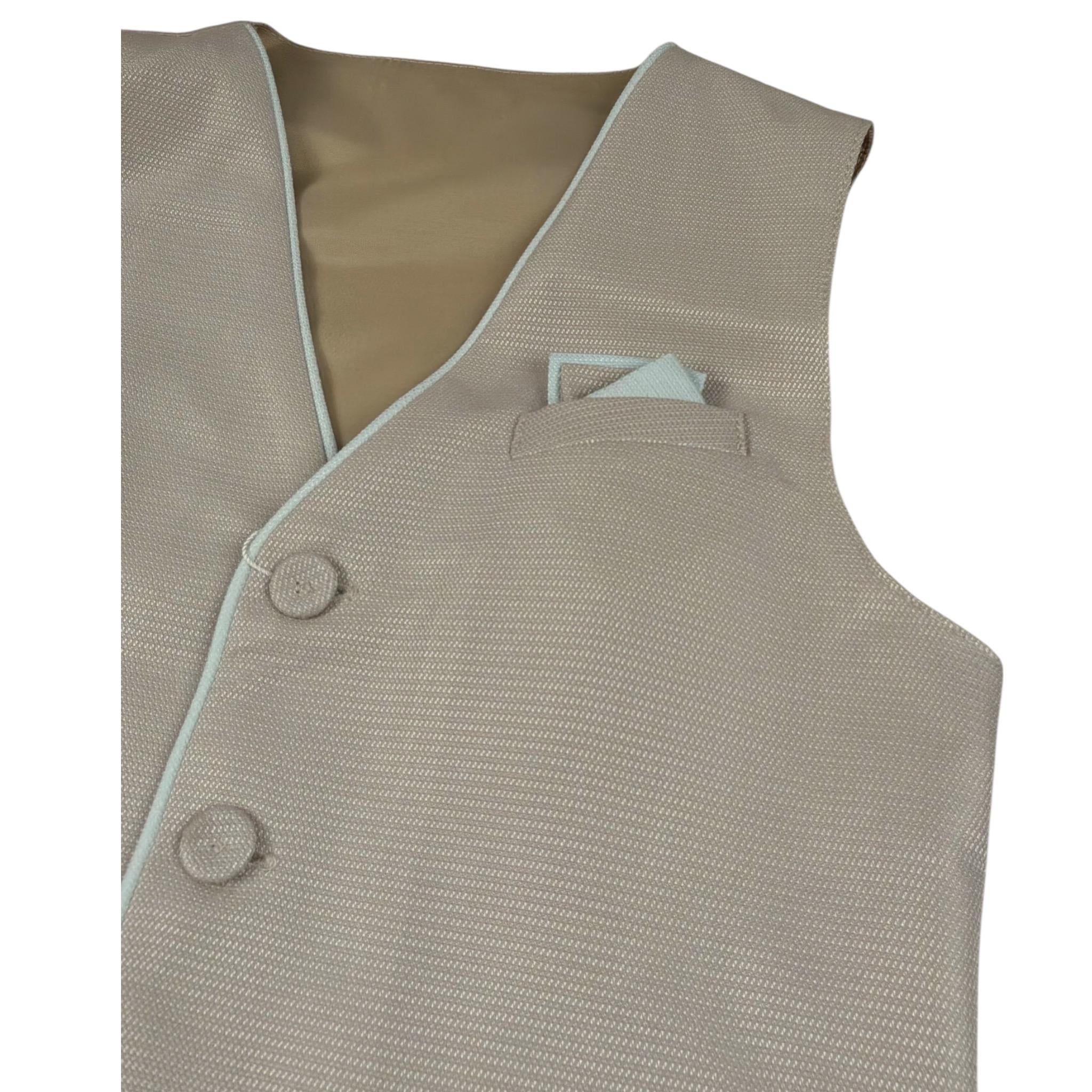 New Gereration Completo 2 Pezzi Gilet-Pantalone Beige per Bambino 41953 BEIGE NEW GERERATION 