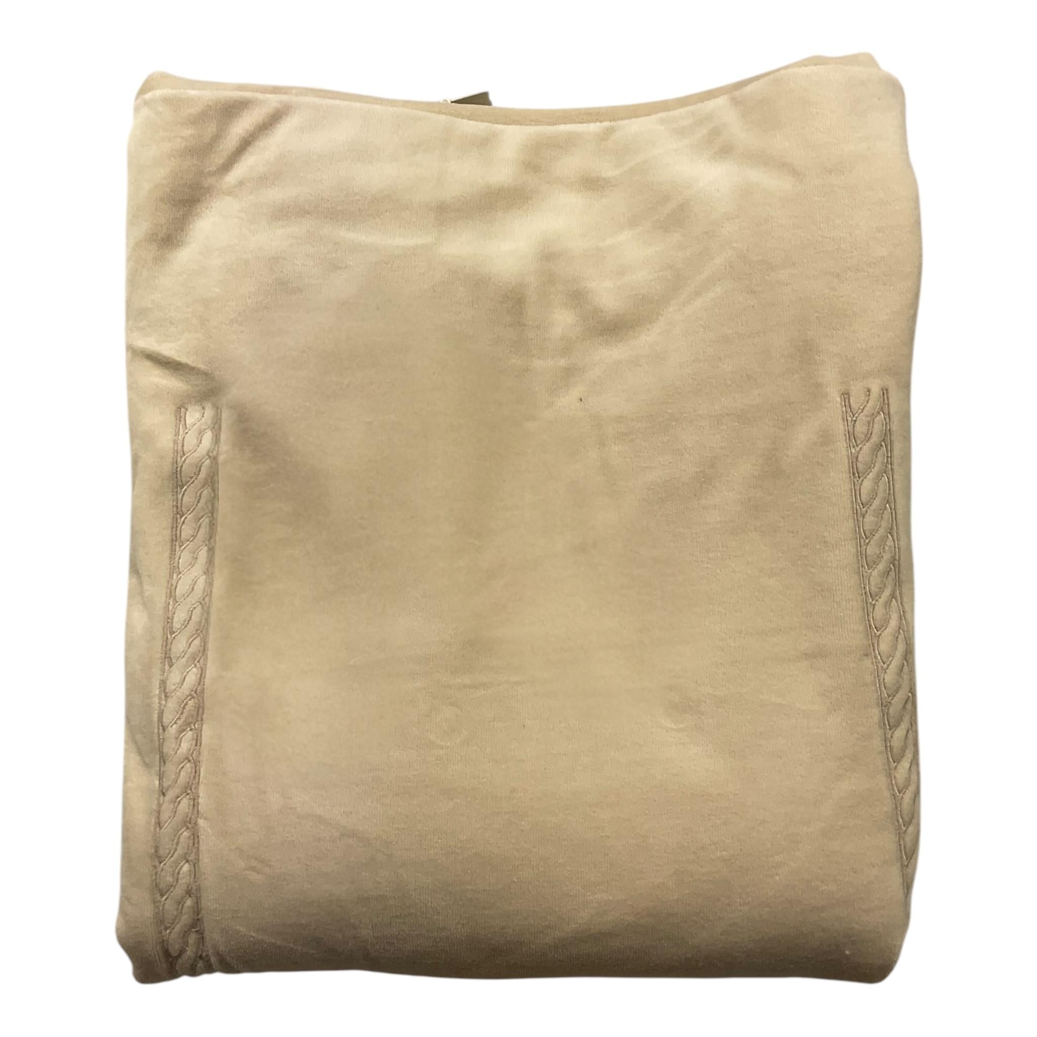LE BEBE' coperta tinta unita con ricami in ciniglia Beige per Neonato LBB5098 BEIGE LE BEBE' 