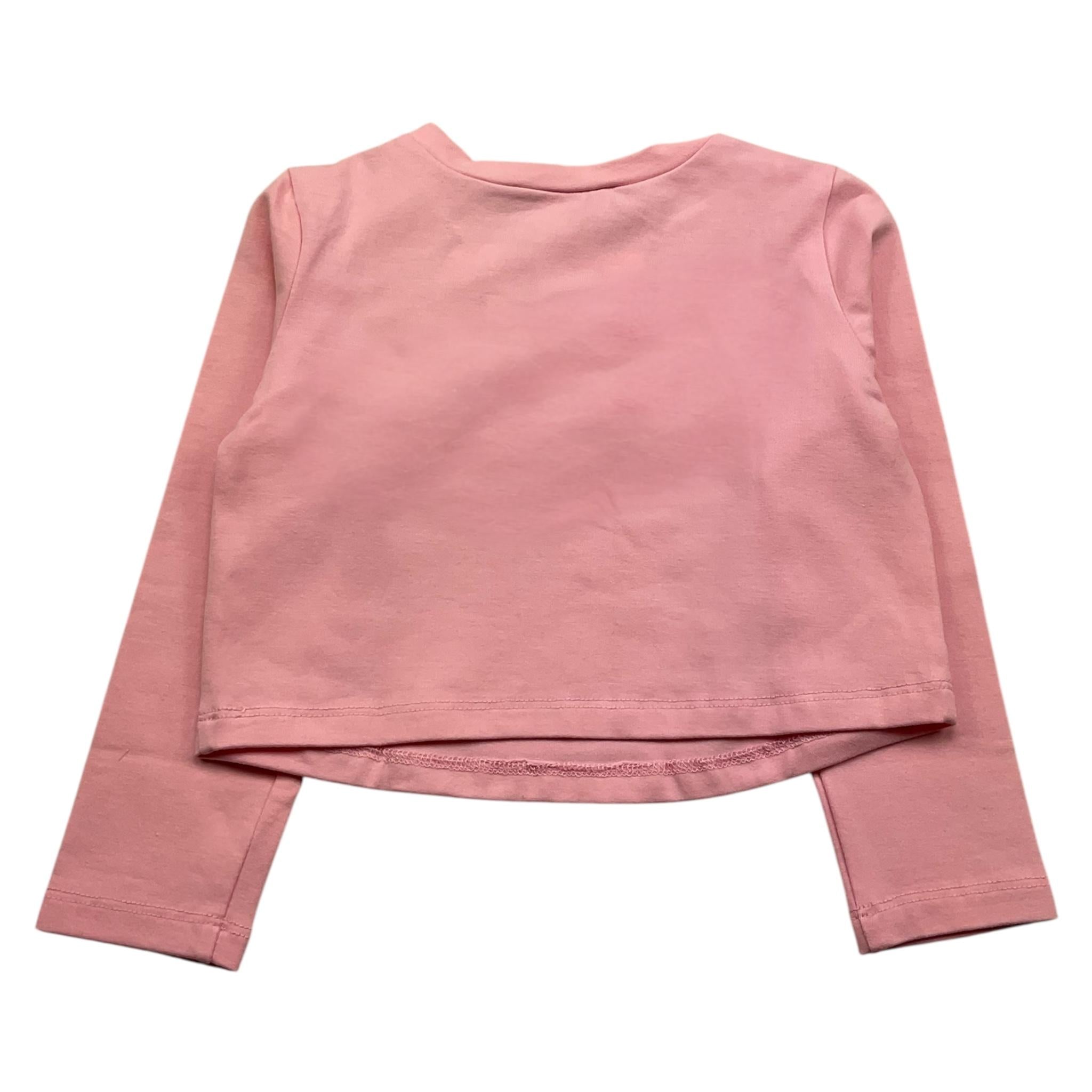 TWINSET shirt girocollo tinta unita con stampa Rosa per Neonata 242GJ2032NXXXX ROSA TWINSET 