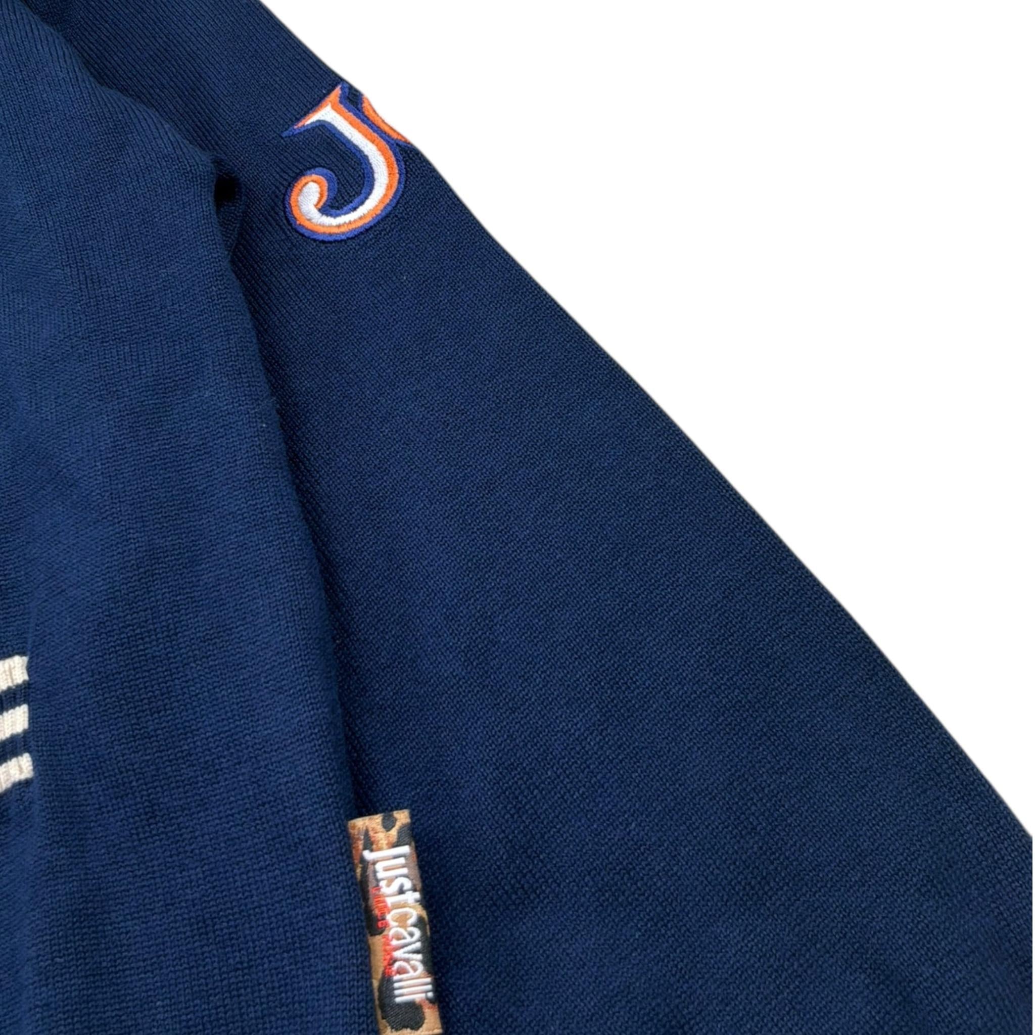 Just Cavalli Cardigan Bicolore con Stampa per Bambino JBP26064CD BLU JUST CAVALLI 