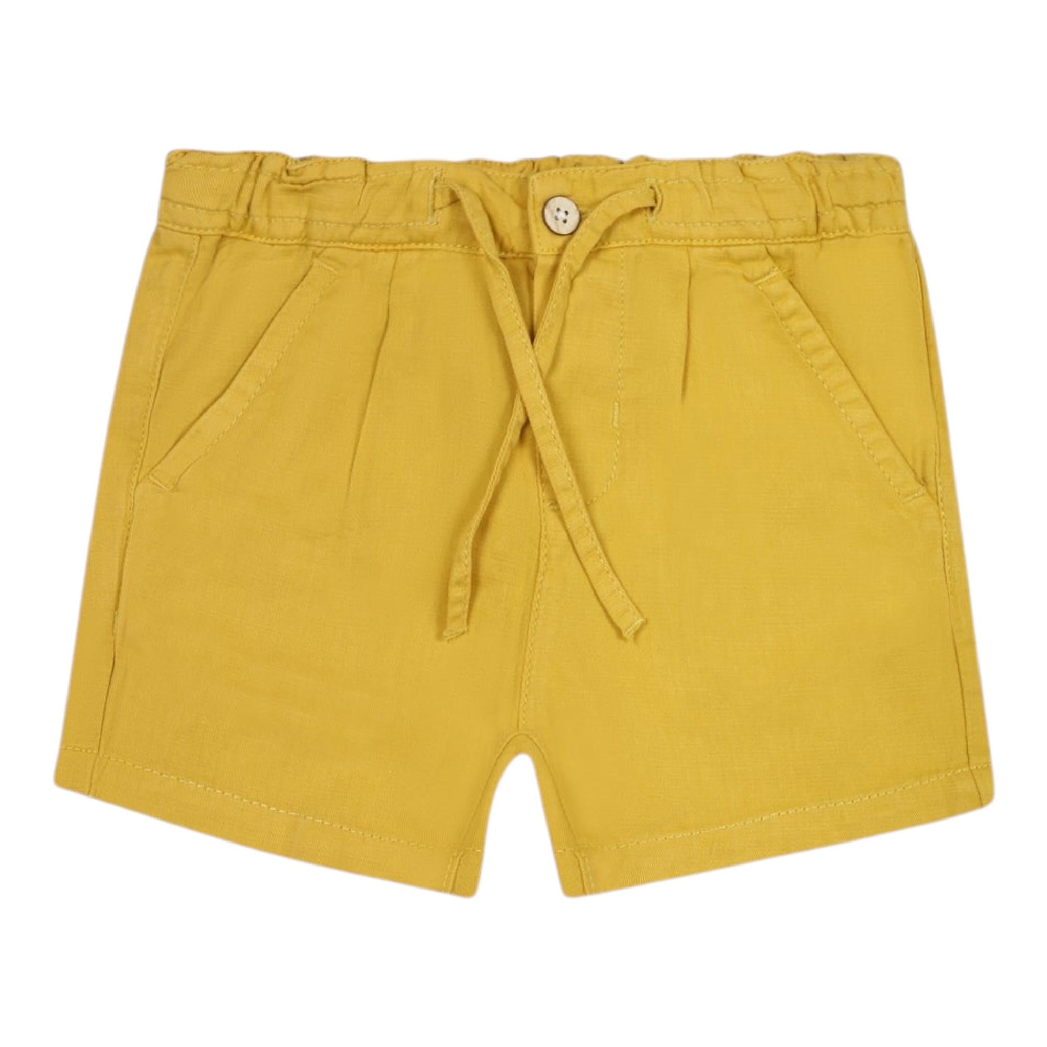 Mayoral Bermuda Tinta Unita con Elastico In Vita per Neonato 12477 GIALLO MAYORAL 