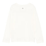 DOU DOU t-shirt girocollo tinta unita cn stampa in contrasto Panna per Bambino DV8P00 PANNA DOU DOU 