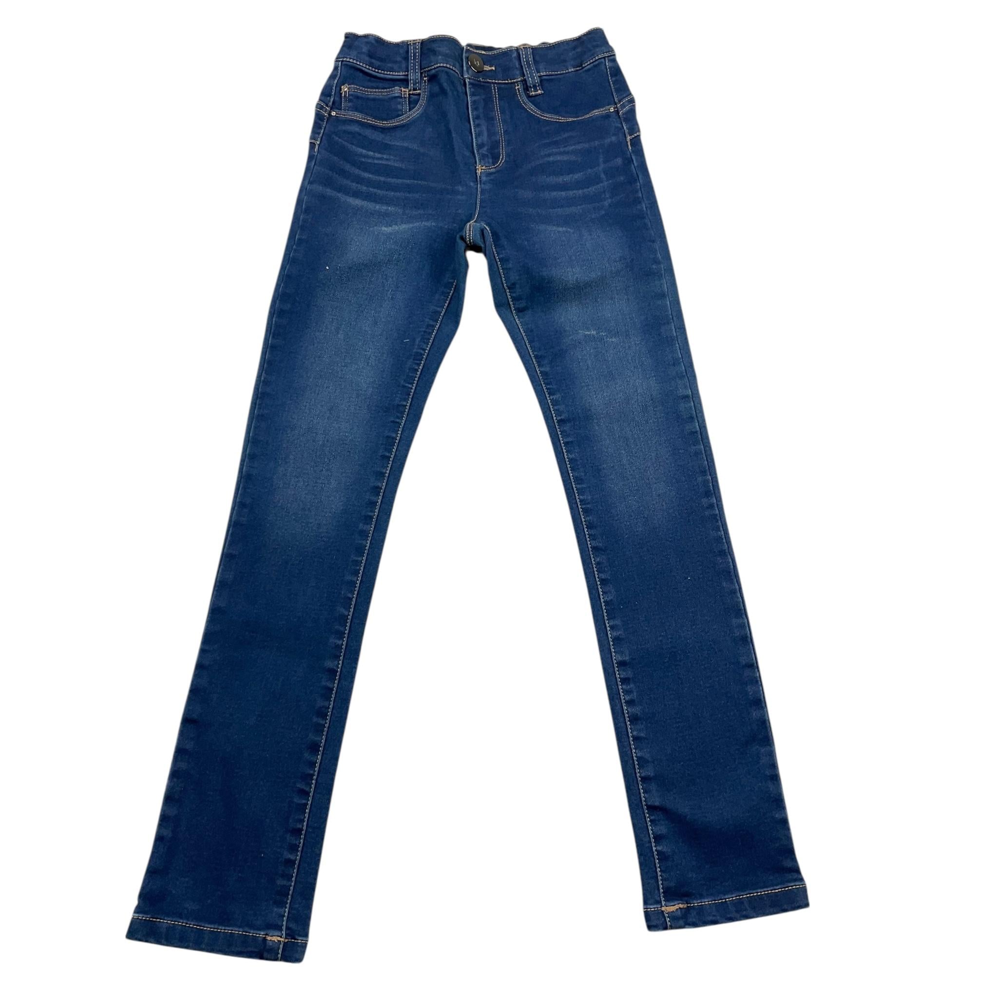 LIU JO jeans tinta unita con girovita regolabile Blu per Bambina J18019 BLU LIU JO 