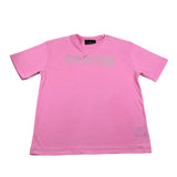 John Richmond T-Shirt Tinta Unita con Brillantini per Bambina RGP26199TS ROSA JOHN RICHMOND 