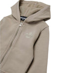 Dsquared2 Felpa Tinta Unita con Zip E Cappuccio per Neonato DQ2863 BEIGE DSQUARED2 