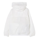 K-Way Giubbino Tinta Unita con Cappuccio per Bambina K61336WXXXX BIANCO K-WAY 