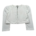 Please Giacca Tinta Unita per Bambina LG02042G29 PANNA PLEASE 