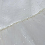 Abel & Lula Abito Cerimonia Tinta Unita con Applicazioni per Bambina 5006 BIANCO ABEL & LULA 