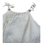 Please Top Tinta Unita Bretelline per Bambina CC88080G72X PANNA PLEASE 