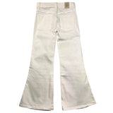 Replay Jeans Modello A Zampa Tinta Unita Bianco Per Bambina