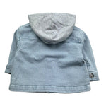 Moschino Giubbino In Denim con Cappuccio per Neonato MUA00A AZZURRO MOSCHINO 