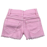 M+E' Short In Denim Tinta Unita per Neonata UE1300 ROSA M+E' 