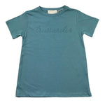 Trussardi T-Shirt Girocollo Tinta Unita con Logo per Bambina TGP26001TS VERDE TRUSSARDI 