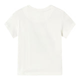 Mayoral T-Shirt Girocllo Tinta Unita con Stampa per Neonato 1062 BIANCO MAYORAL 
