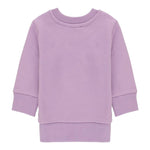 Diesel Felpa Chiusa Girocollo Tinta Unita con Stampa per Neonata K00631 LILLA DIESEL 