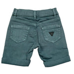 Guess Bermuda Tinta Unita con Girovita Regolabile per Neonato N1RD03WE620X VERDE GUESS 