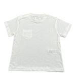 Teddy E Minou T-Shirt Girocollo Tinta Unita per Neonato E25SH015M0170 BIANCO TEDDY E MINOU 