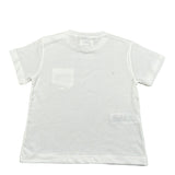 Teddy E Minou T-Shirt Girocollo Tinta Unita per Neonato E25SH015M0170 BIANCO TEDDY E MINOU 