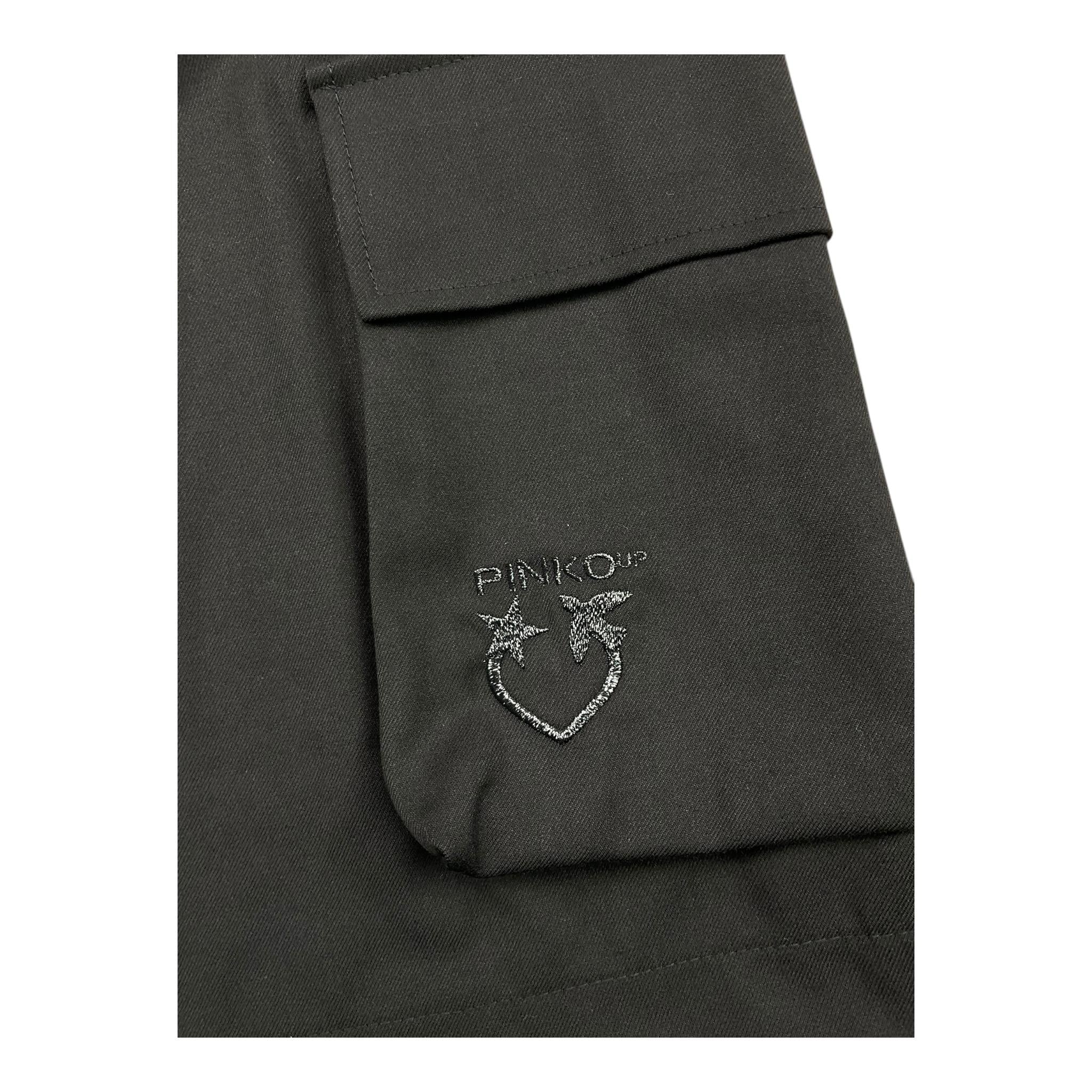 PINKO short tinta unita con tasconi e elastico in vita Nero per Bambina F4PIJGBE083 NERO PINKO 