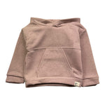 CALAMARO felpa tinta unita con cappuccio Rosa per Neonata 15037NN ROSA CALAMARO 