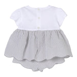 Il Gufo Completo 2 Pezzi T-Shirt-Short per Bambina P25DP386C1080X BIANCO/GRIGIO IL GUFO 