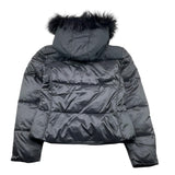 YES ZEE giubbino tinta unita con zip e cappuccio Nero per Bambina J016 NERO YES ZEE 