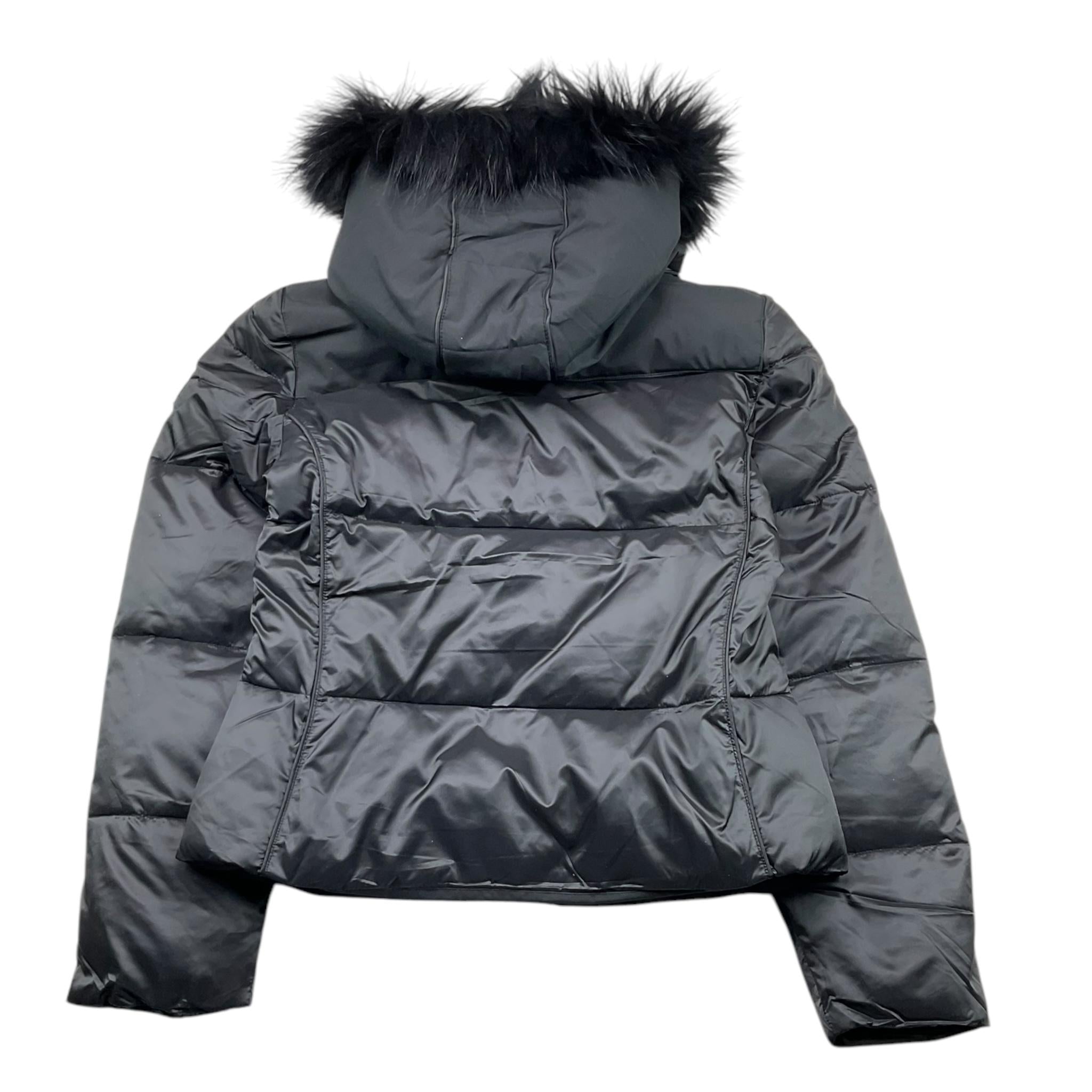 YES ZEE giubbino tinta unita con zip e cappuccio Nero per Bambina J016 NERO YES ZEE 