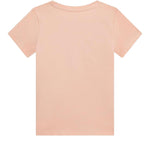 Guess T-Shirt Tinta Unita con Stampa E Paillettes per Neonata K5RI16K6YW4XN ROSA GUESS 