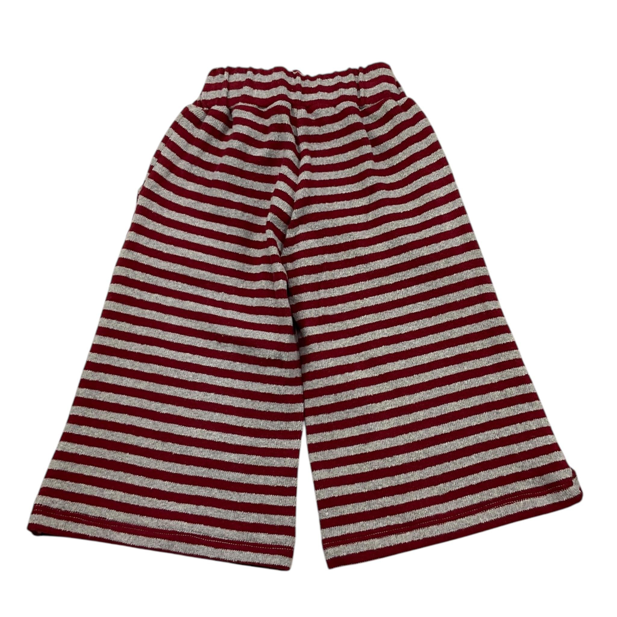 LE BEBE' pantalone modello palazzo fantasia a righe Rosso per Neonata LBG6083 ROSSO LE BEBE' 