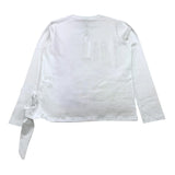 GAELLE shirt girocollo tinta unita con stampe in contrasto Bianco per Bambina 2741M00338X BIANCO GAELLE 