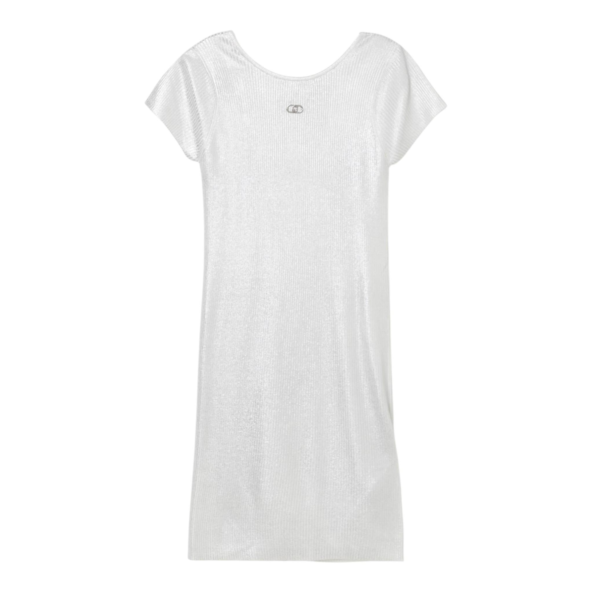 Liu Jo Abito Mezza Manica Tinta Unita per Bambina GA5039XX ARGENTO LIU JO 