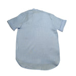 Brian Rush Camicia tinta unita Mezza Manica Azzurro per Bambino EIEIE AZZURRO BRIAN RUSH 