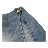 U+È Short In Denim Tinta Unita Modello Gonna per Neonata UE1697 AZZURRO U+è 