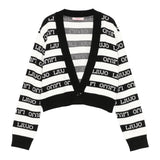 LIU JO coprispalle tinta unita con fantasia a righe Bianco per Bambina GF4142 BIANCO LIU JO 