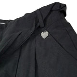 Alice Pi Pantalone Tinta Unita con Cintura per Bambina S242417 NERO ALICE PI 