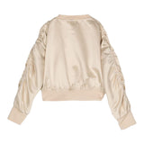 Twinset Giubbini Tinta Unita Con Zip Beige Per Bambina