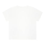 Stella Mccartney T-Shirt Girocollo Tinta Unita con Stampe Rana per Bambino TW8541J BIANCO STELLA McCARTNEY 