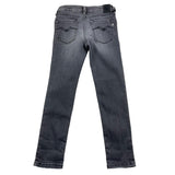 Replay Jeans Tinta Unita Con Girovita Regolabile Nero Per Bambina