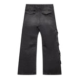 Diesel Jeans Modello Palazzo con Tasconi Nero per Bambina J01725XXX NERO DIESEL 
