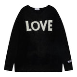 MOSCHINO maglia girocollo tinta unita con stampa in contrasto Nero per Bambina HDW027 NERO MOSCHINO 