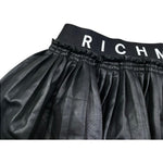 John Richmond Gonna Tinta Unita In Ecopelle per Bambina RGP26067GO NERO JOHN RICHMOND 