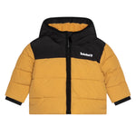TIMBERLAND giubbino tinta unita con cappuccio in contrasto Giallo per Neonato T60246 GIALLO TIMBERLAND 