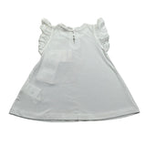 Monnalisa T-Shirt Girocollo tinta unita con Stampa Bianco per Neonata 39A609 BIANCO MONNALISA 